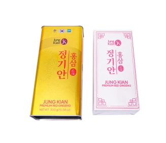 Hồng sâm củ khô cao cấp Jung Kian 6 – 300g (11 – 20 củ)
