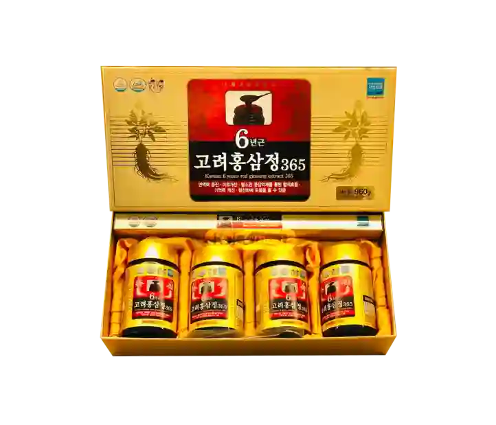 Cao hồng sâm 365 Hàn Quốc 4 hũ x 240g