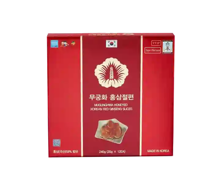 Hồng sâm thái lát tẩm mật ong Mugunghwa 12 gói x 20g
