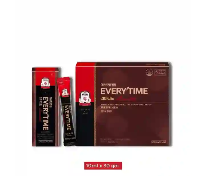 Tinh Chất Hồng Sâm Pha Sẵn KGC Extract Everytime Limited 10ml x 30 gói