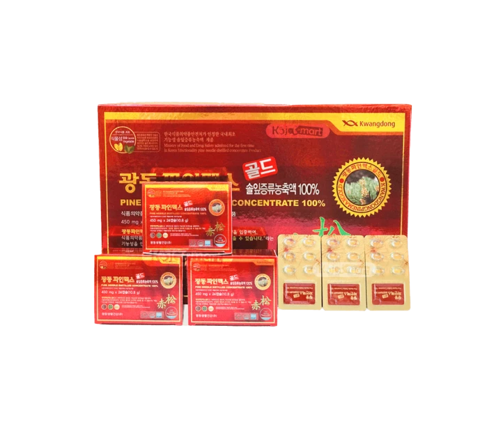 Tinh dầu thông đỏ Kwangdong 120 viên