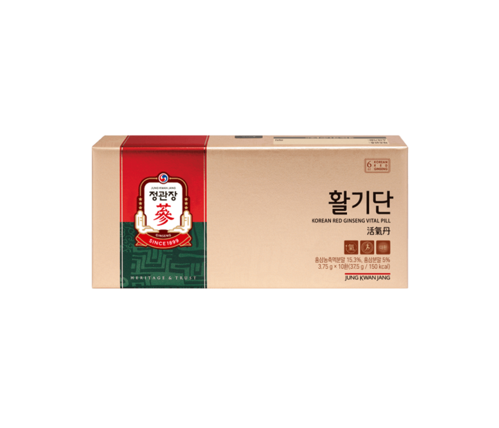 Viên uống hồng sâm Vital Pills Hwal Gi Dan KGC Jung Kwan Jang 10 viên