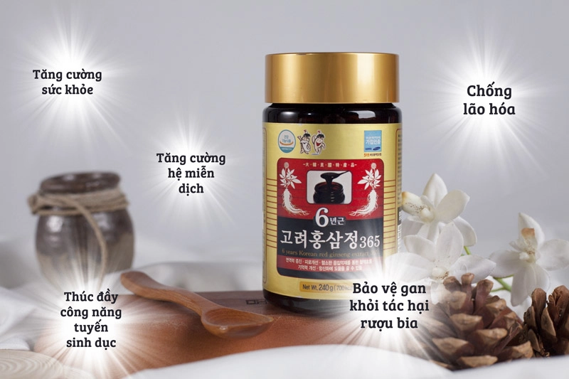 Công dụng Cao hồng sâm 365 Hàn Quốc