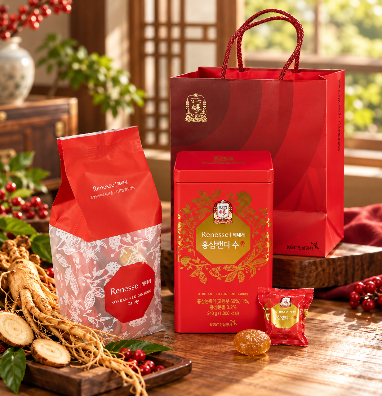 Kẹo hồng sâm KGC Jung Kwan Jang 240g