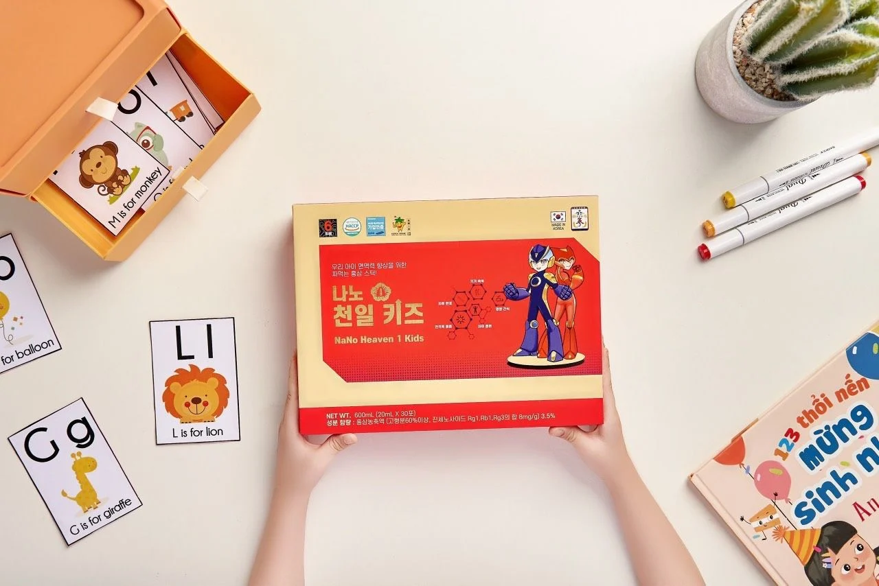 Tinh chất thiên sâm Baby Nano Heaven 1 Kids 30 gói x 20ml 