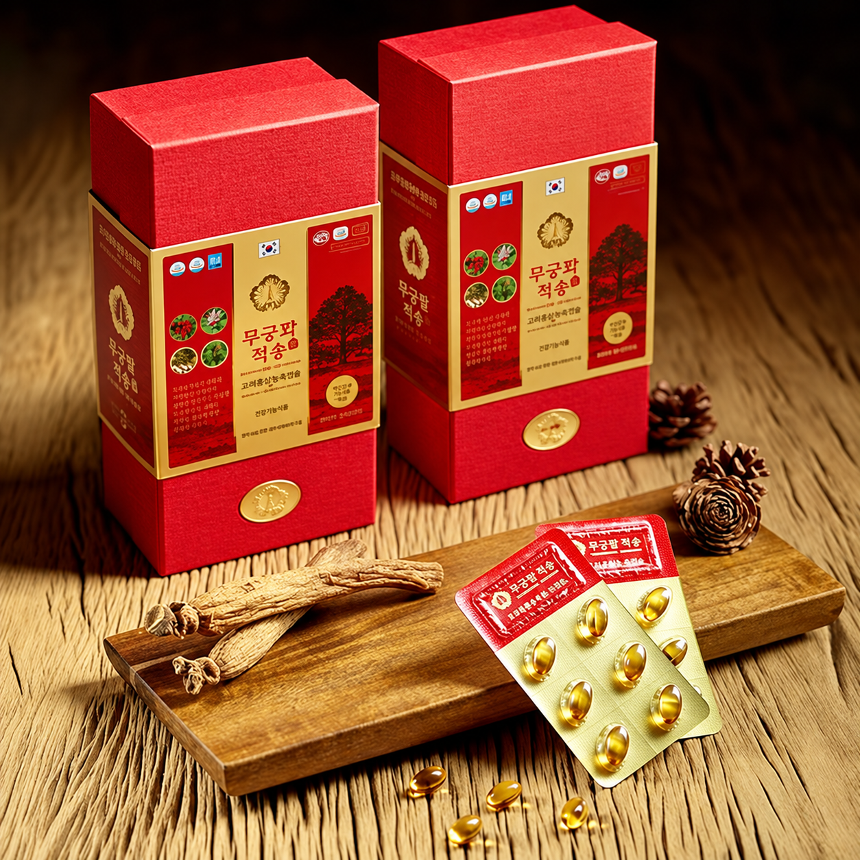 Tinh dầu thông đỏ Mugunghwa Jeoksong cao cấp 90 viên