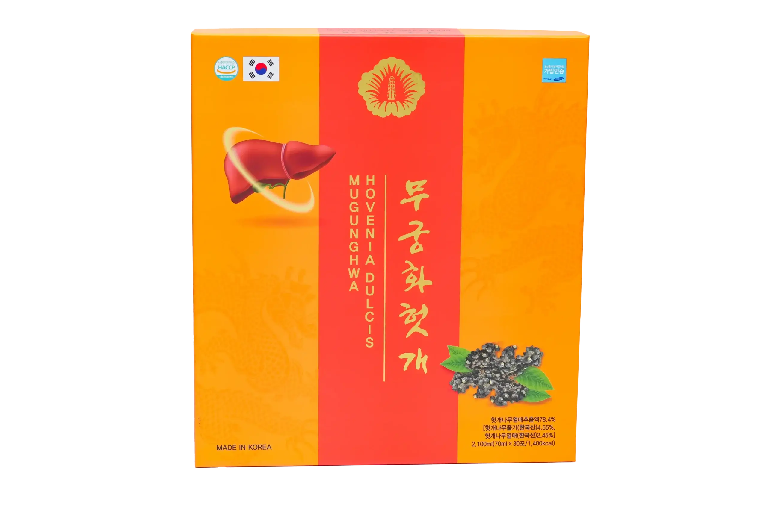 Hồng sâm thái lát tẩm mật ong Mugunghwa – 12 gói x 20g